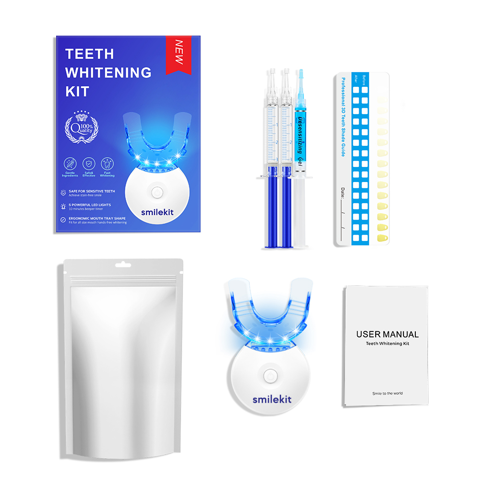 Teeth Whitening Levels - Teeth Whitening Kit - 5X LED