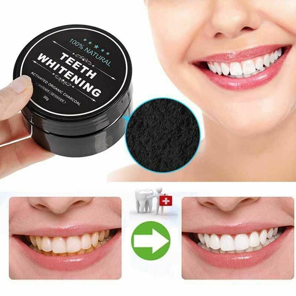 Whitening Powder Activated - Activated Organic Charcoal Powder Polish Teeth