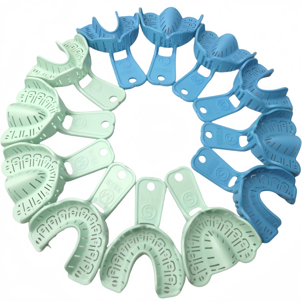 Teeth Whitening Tray - 6Pcs/Set Dental Impression Plastic Tray S/M/L