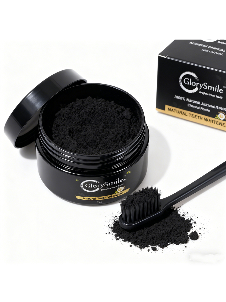 Whitening Powder Activated - Glorysmile Activated Charcoal Teeth Whitening Powder,