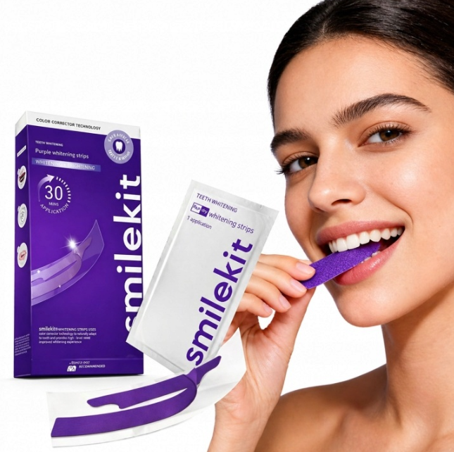 Teeth Whitening With Peroxide - 7/14 Pairs Teeth Patch Set SmileKit