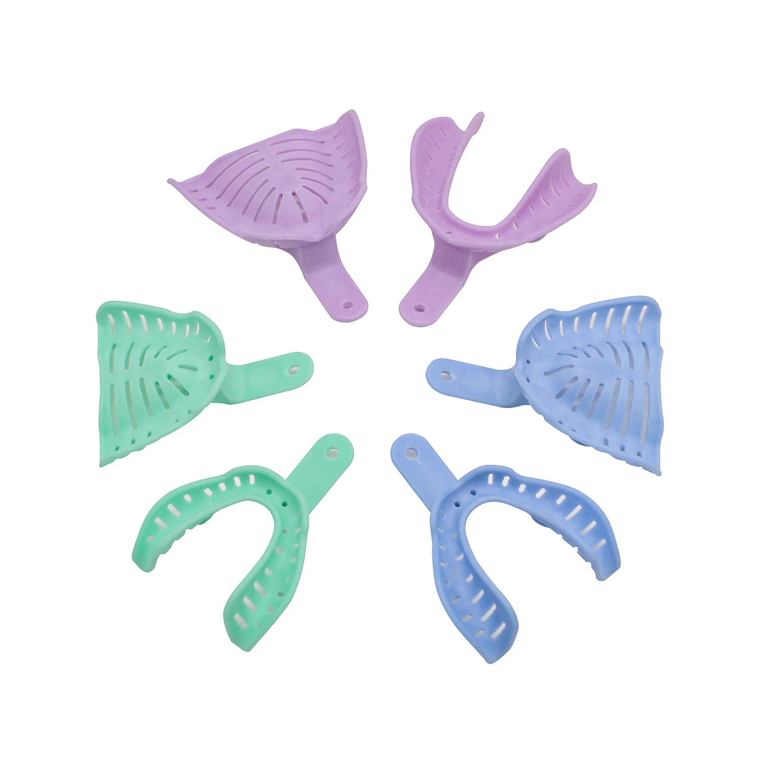 Teeth Whitening Tray - ‌6pcs Dental Lab Impression Trays Set