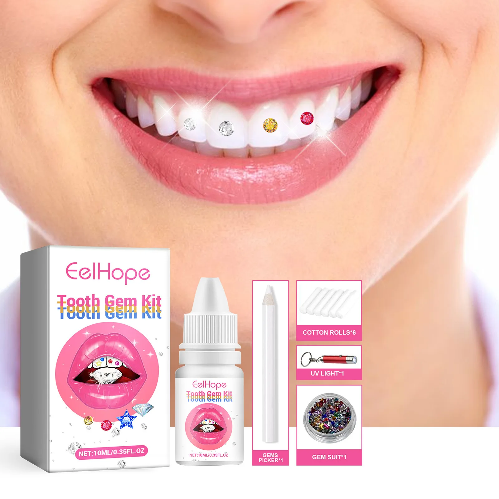 Teeth Whitening Usa - Tooth Jewelry Kit DIY Clear Precious