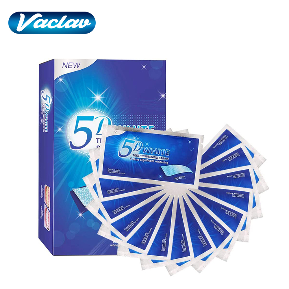 Teeth Whitening Levels - 5D White Teeth Whitening Strip Whitening