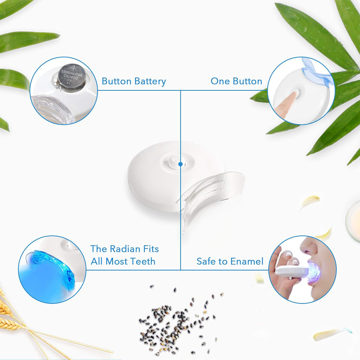 Teeth Whitening Kit - 5X LED L - Teeth Whitening Levels recension och pris