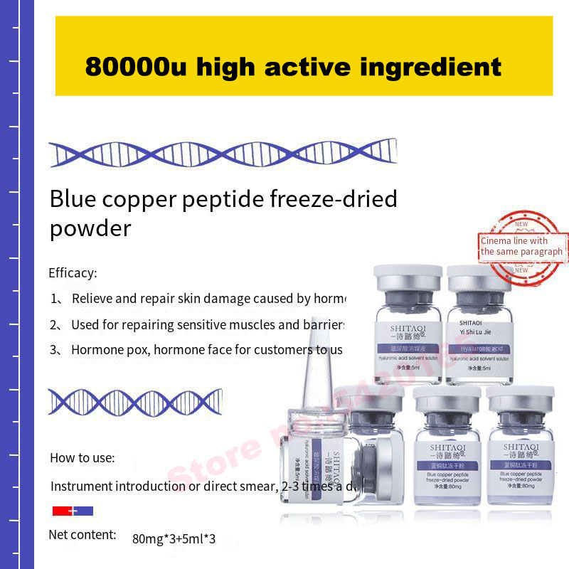 High Purity Blue Copper Peptid - Whitening Powder Activated recension och pris