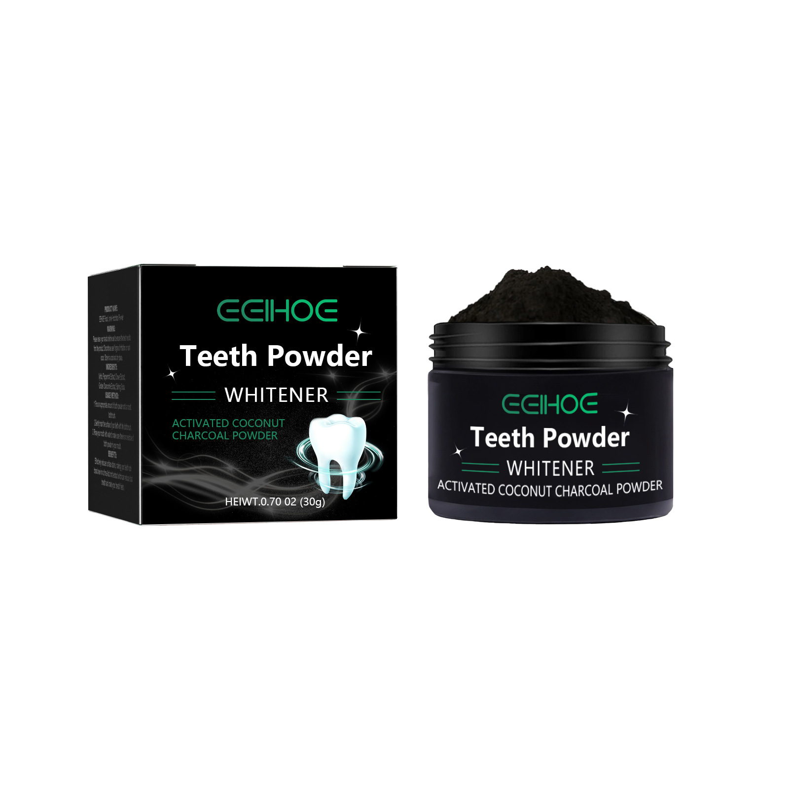EELHOE Charcoal Powder for Tee - Whitening Powder Activated recension och pris