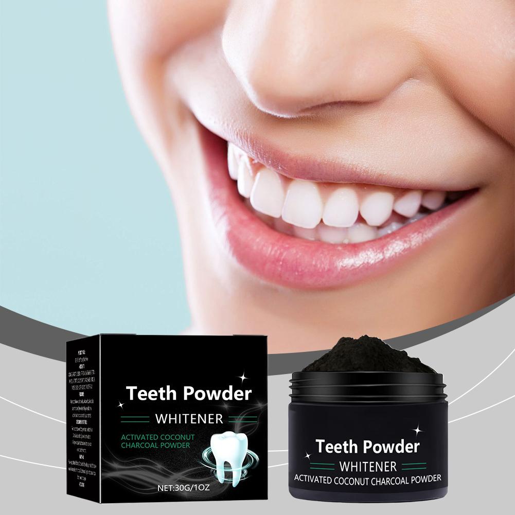 Teeth Whitening Powder,Natural - Teeth Whitening Charcoal Powder recension och pris