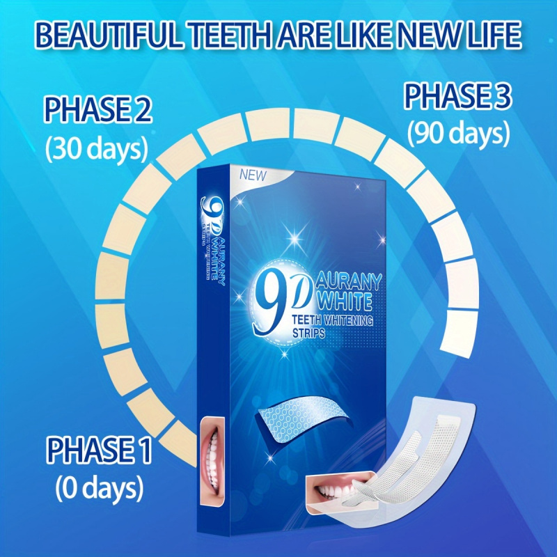 21 Pairs of 9D Aurany White Te - Teeth Whitening Levels recension och pris