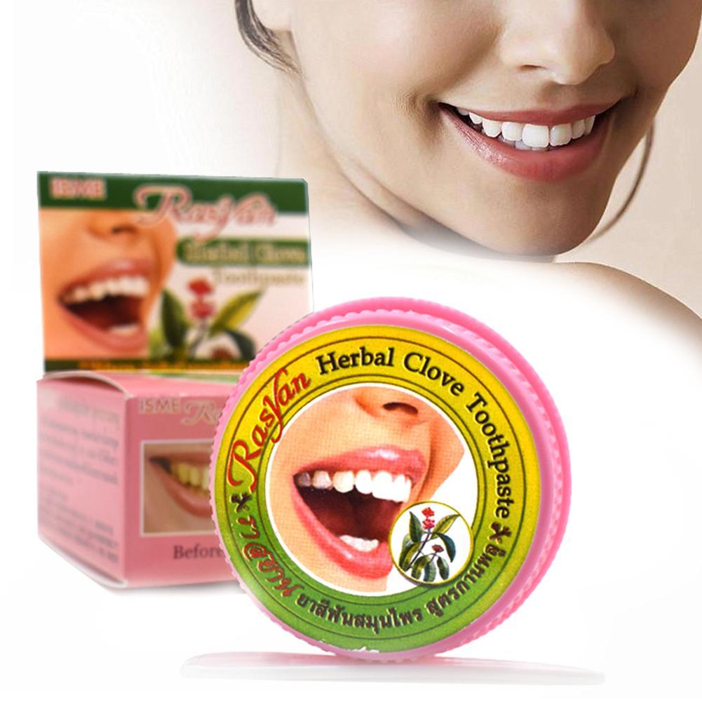 1pcs Natural Rasyan Herbal Clo - Teeth Whitening Thailand recension och pris