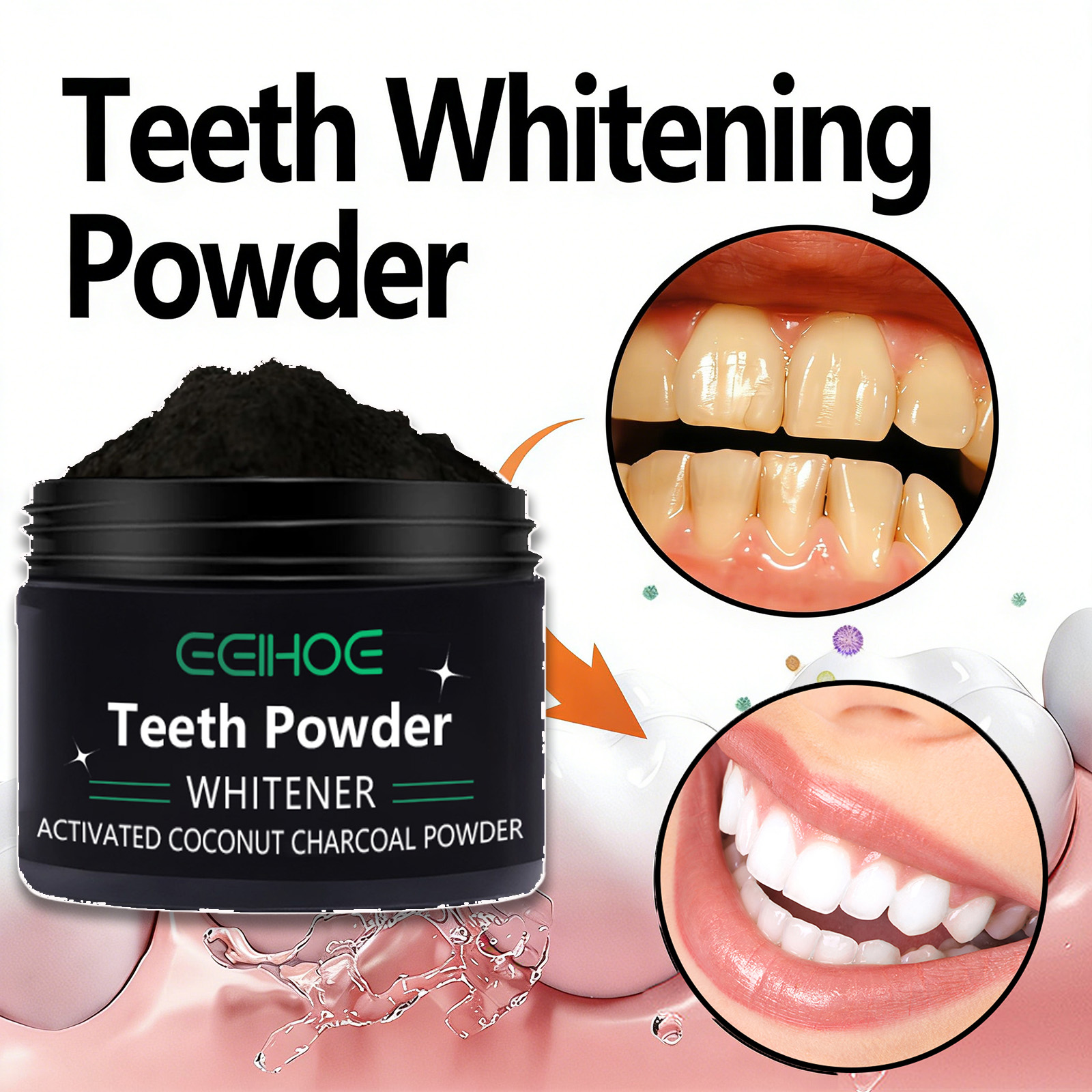 Natural Teeth Whitening Powder - Whitening Powder Activated recension och pris