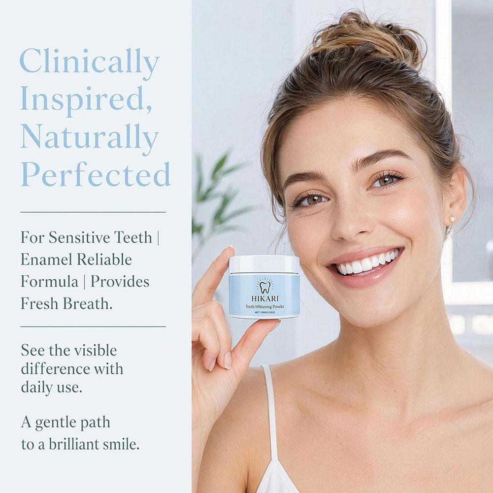 HIKARI Teeth Cleaning Powder 1 - Teeth Whitening With Peroxide recension och pris