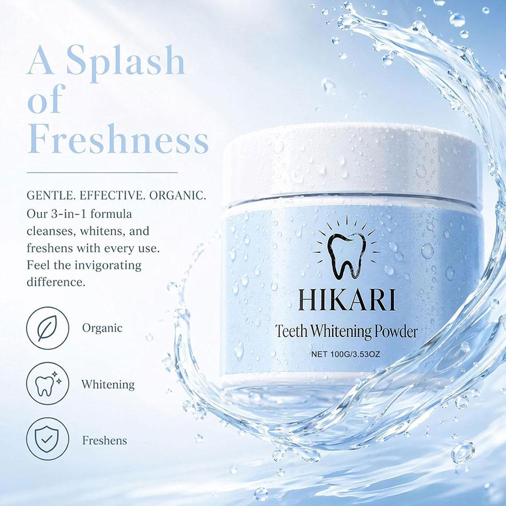 HIKARI Teeth Cleaning Powder 1 - Teeth Whitening With Peroxide recension och pris