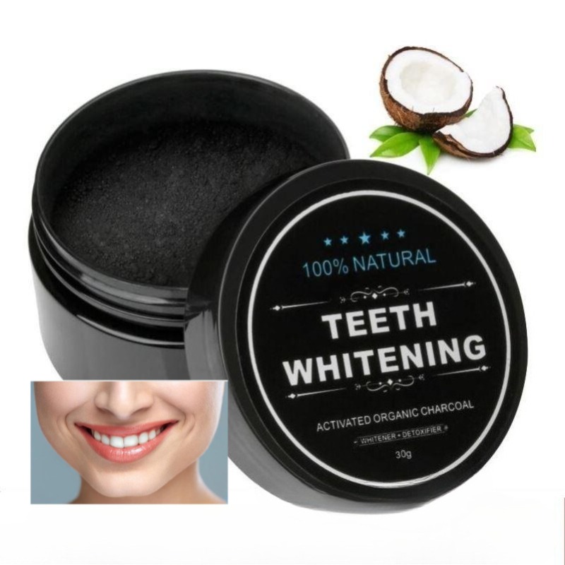 1 Box Activated Charcoal Teeth - Whitening Powder Activated recension och pris