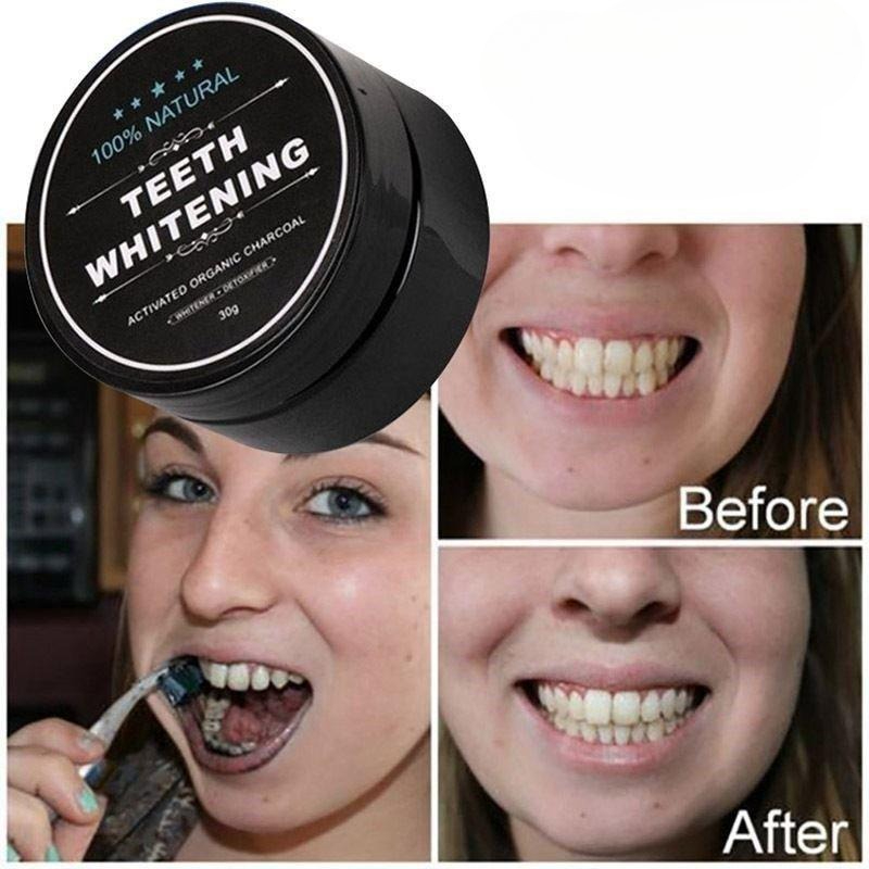 1 Box Activated Charcoal Teeth - Whitening Powder Activated recension och pris