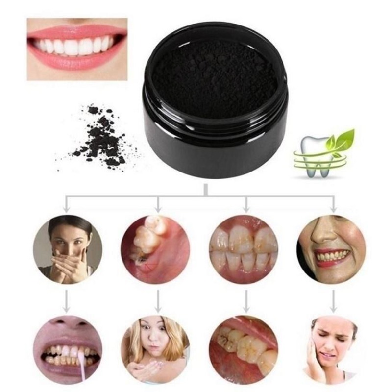 1 Box Activated Charcoal Teeth - Whitening Powder Activated recension och pris