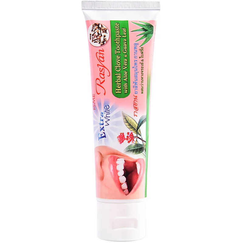 RASYAN Herbal Clove Tooth Powd - Teeth Whitening Thailand recension och pris