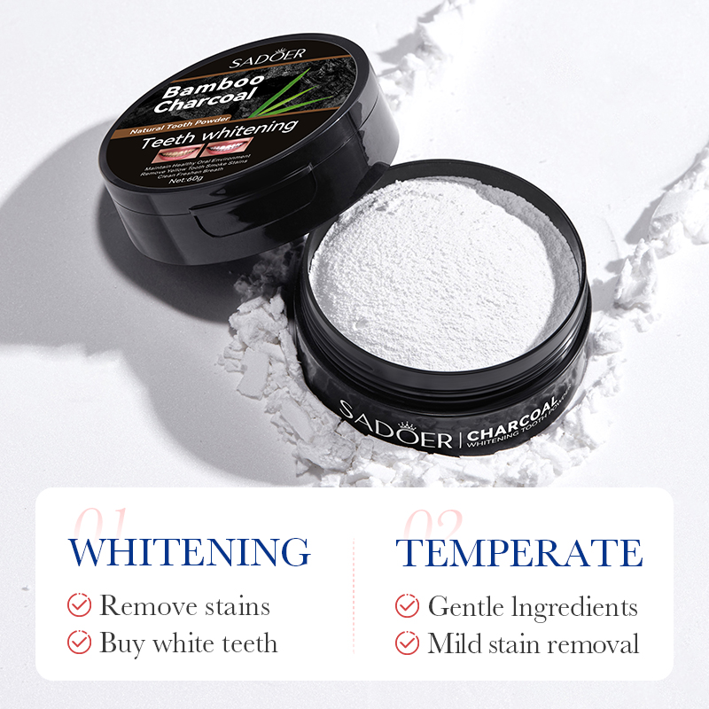 Bamboo Charcoal Activated Char - Whitening Powder Activated recension och pris