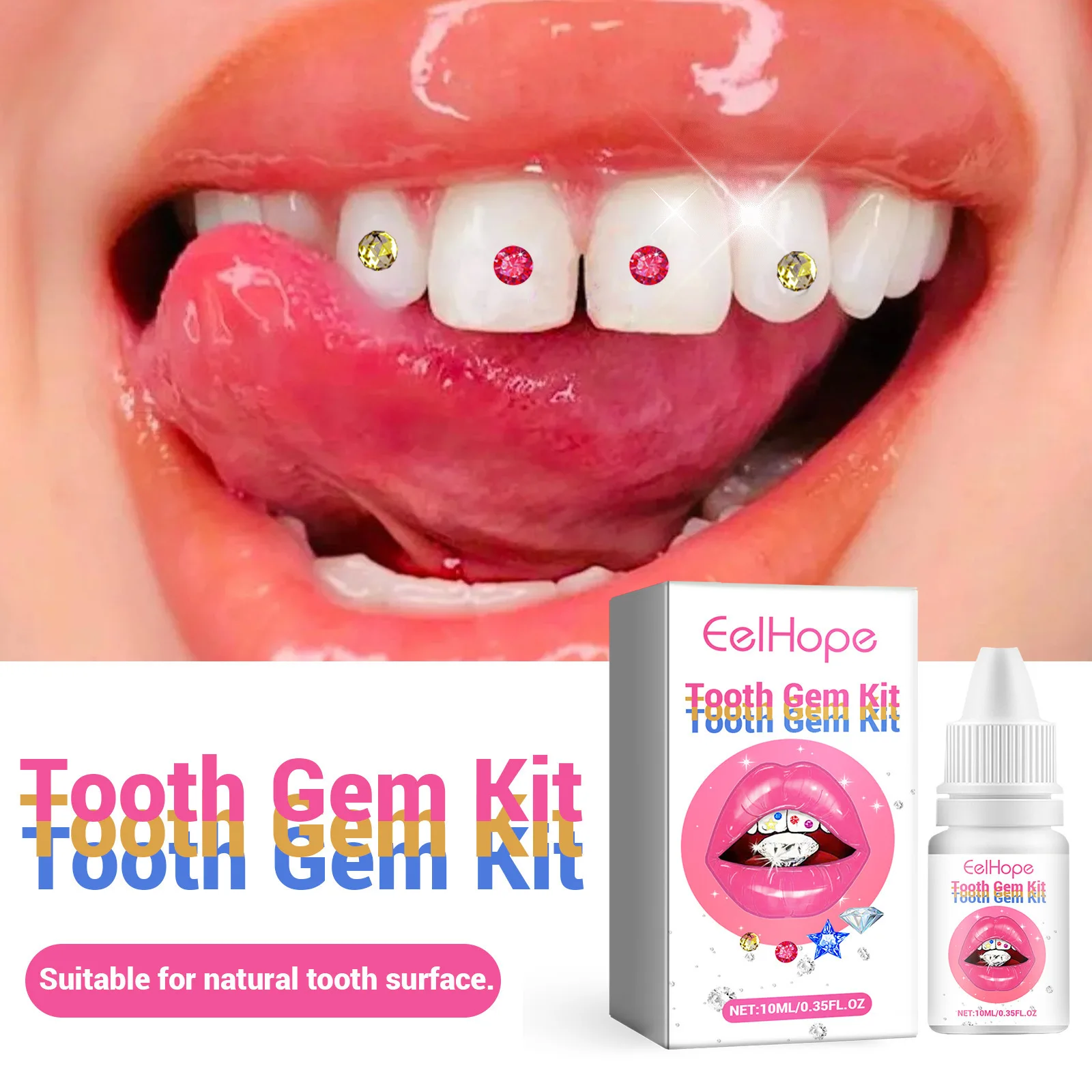 Tooth Jewelry Kit DIY Clear Pr - Teeth Whitening Usa recension och pris