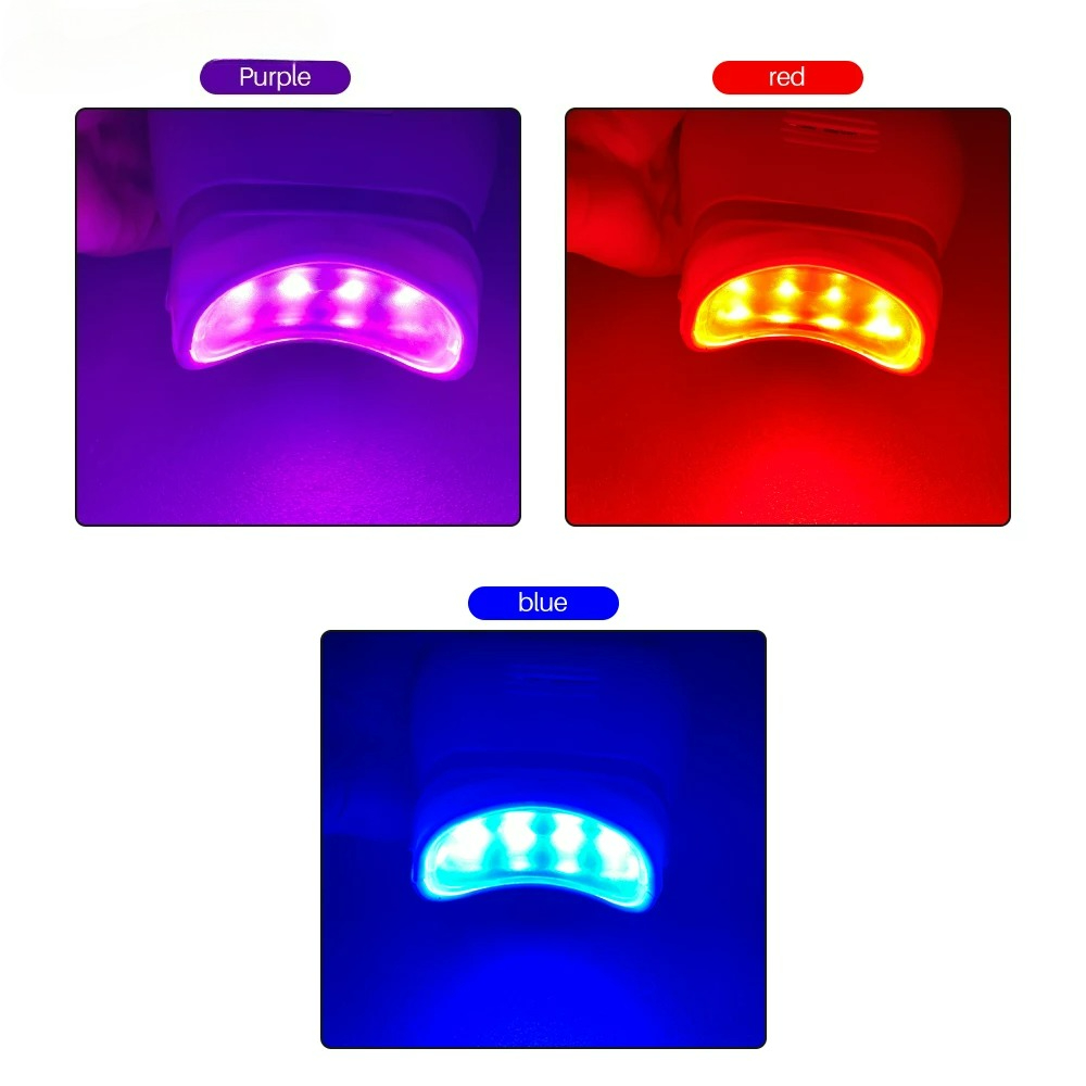 Adjustable 3 Colors LED Teeth  - Teeth Whitening Dental recension och pris