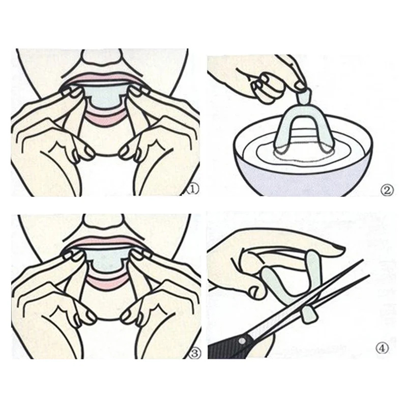 1/8pc Mouth Guard EVA Teeth Pr - Teeth Whitening Levels recension och pris
