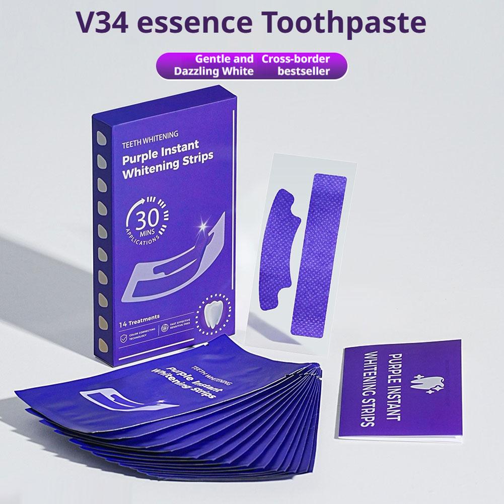 V34 Teeth Whitening Strips - E - Teeth Whitening Levels recension och pris