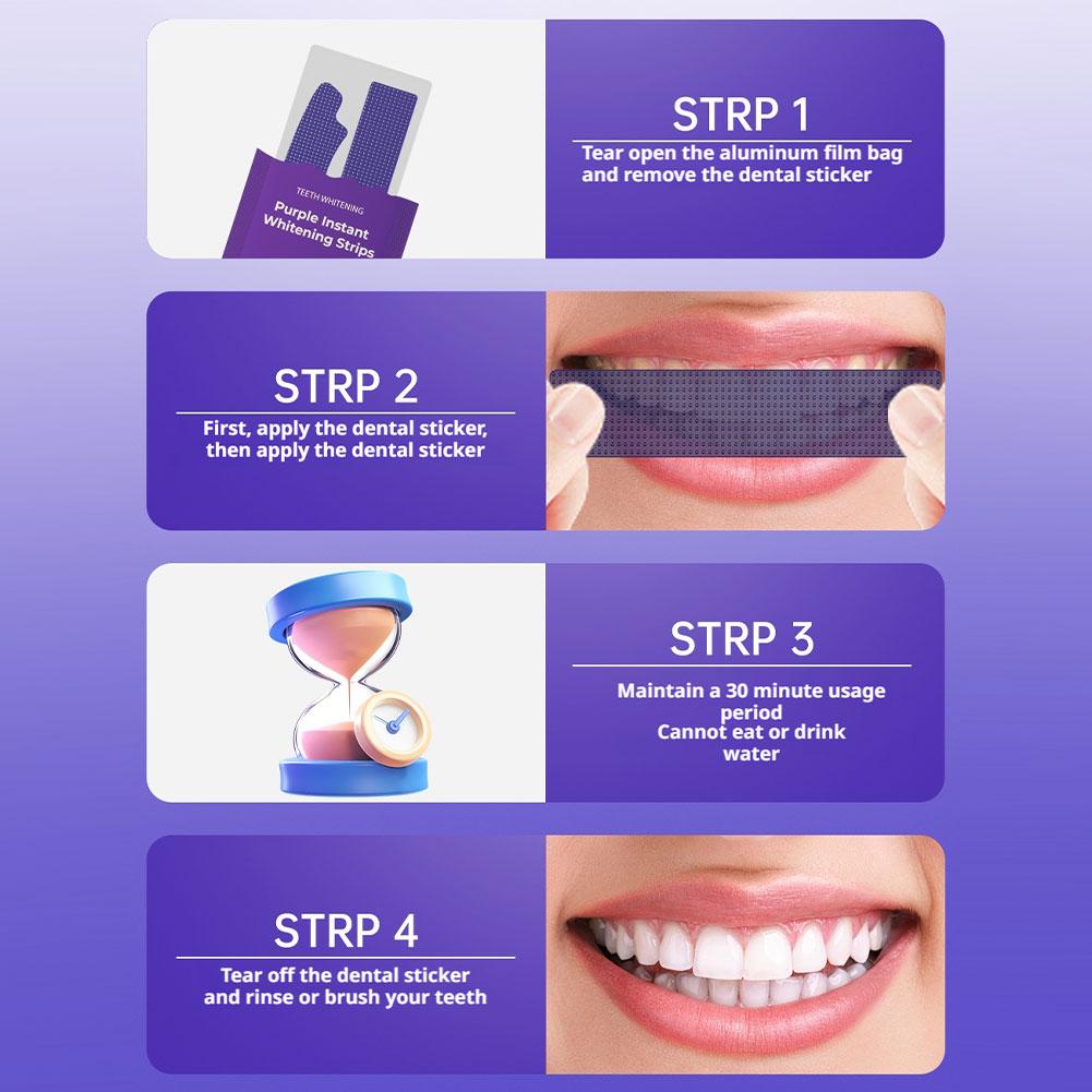 V34 Teeth Whitening Strips - E - Teeth Whitening Levels recension och pris