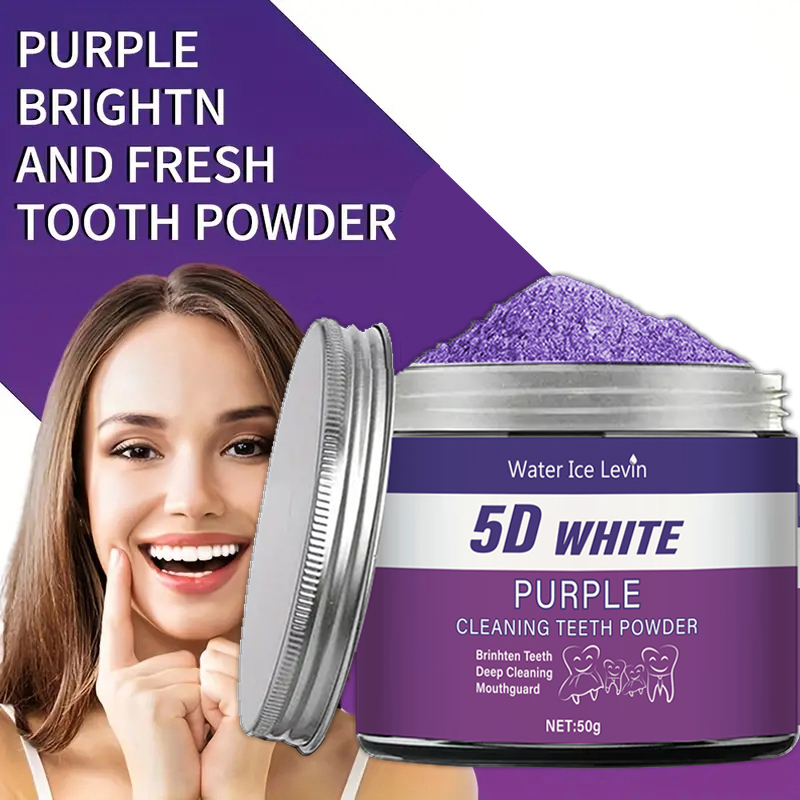 Purple Teeth Whitening Powder, - Teeth Whitening Charcoal Powder recension och pris