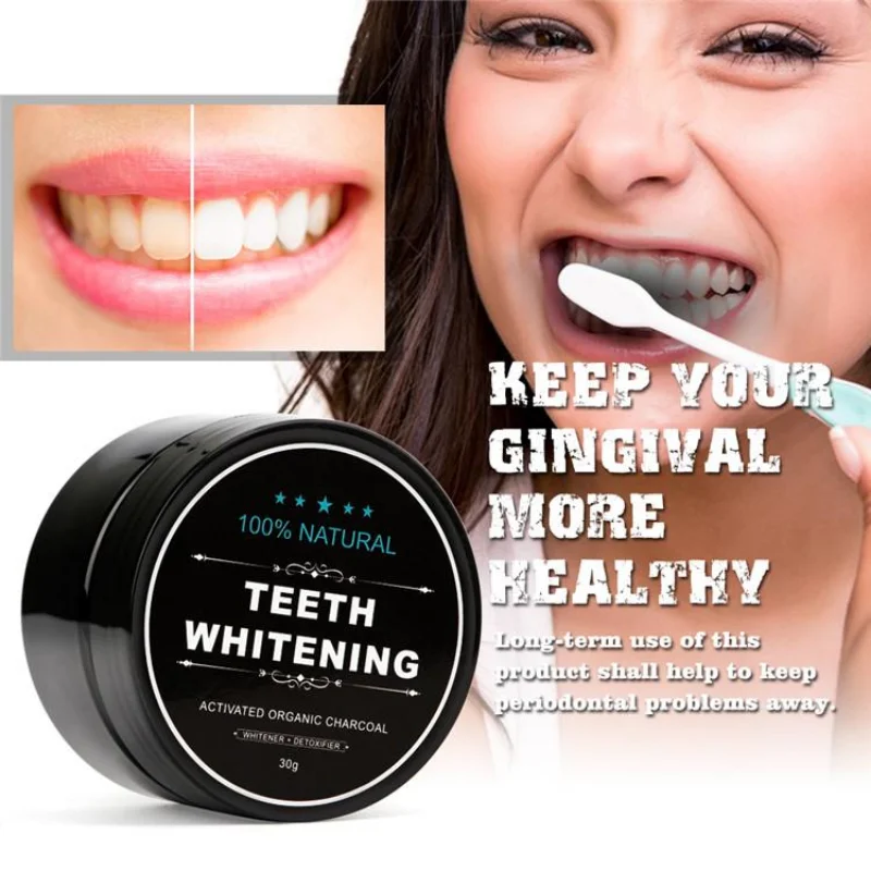 Food Grade Teeth Powder Charco - Whitening Powder Activated recension och pris