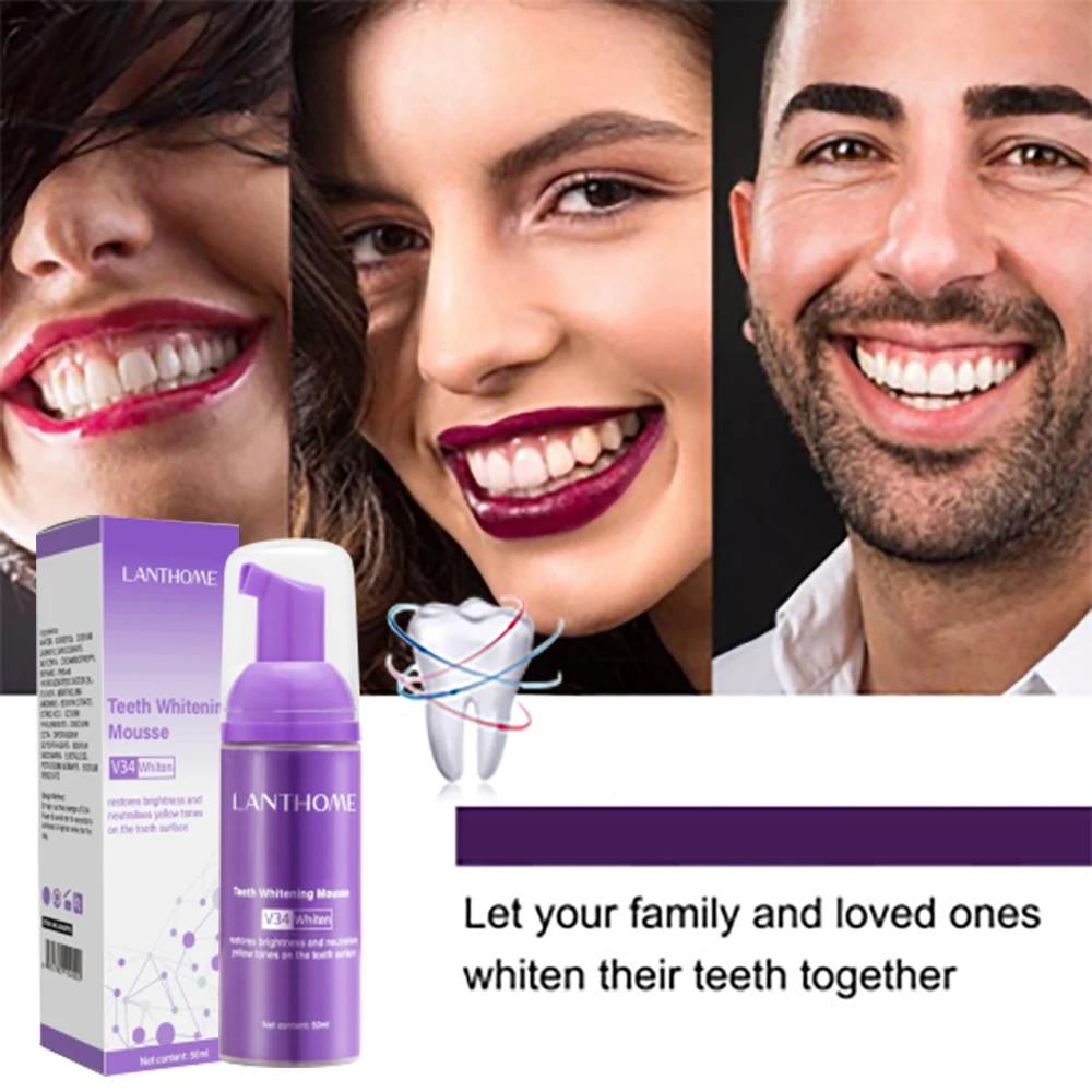 Mousse V34 Toothpaste Teeth Cl - Teeth Whitening Charcoal Powder recension och pris