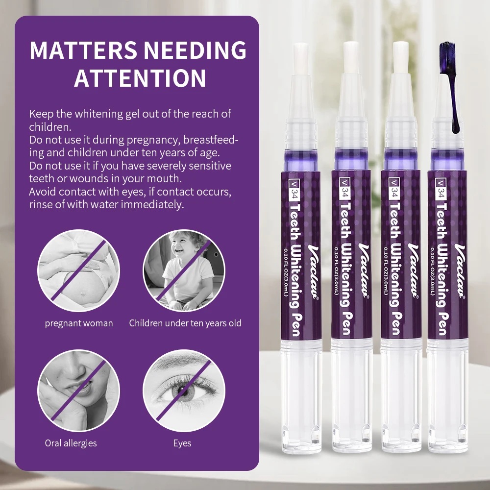 Vaclav V34 Purple teeth whiten - Teeth Whitening Levels recension och pris