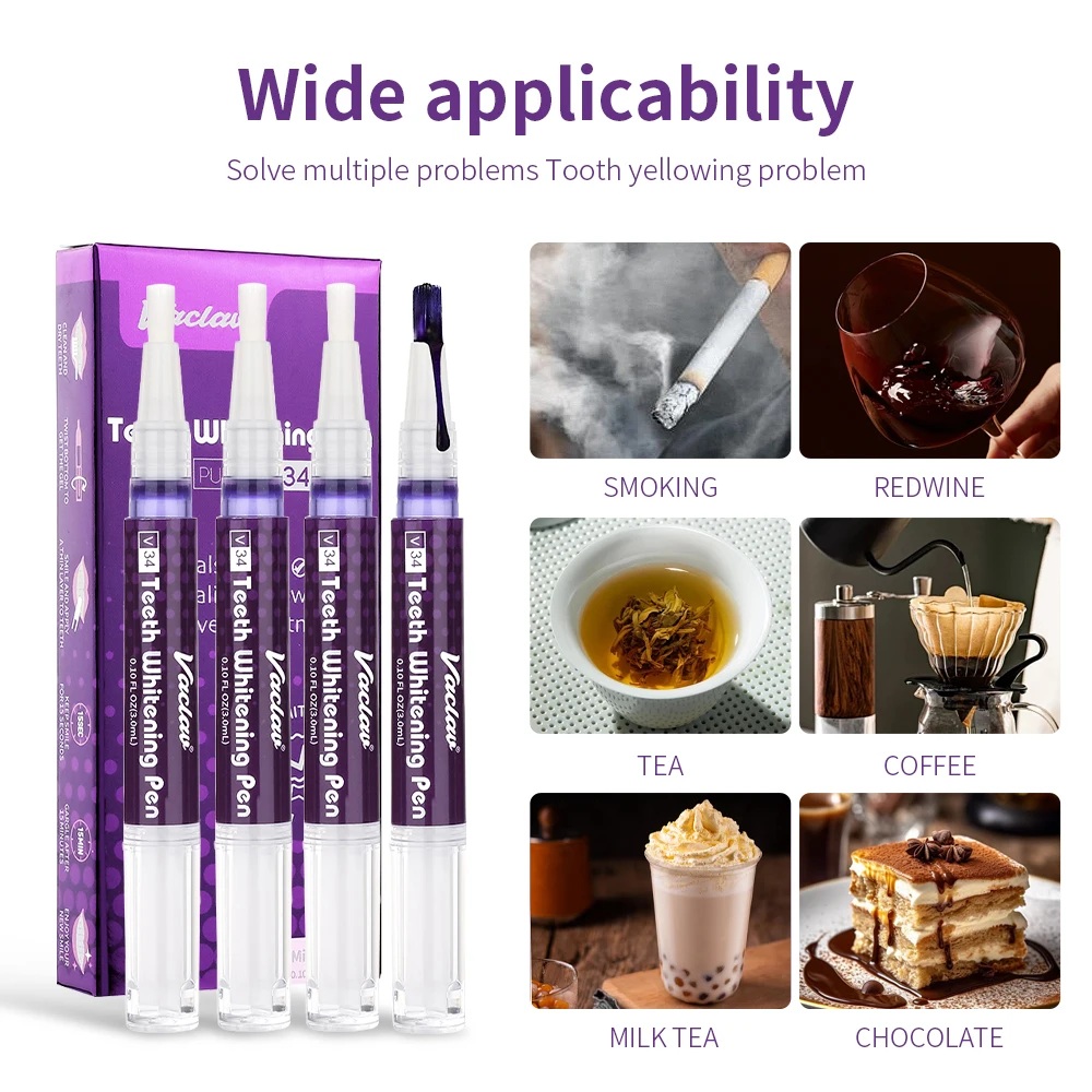 Vaclav V34 Purple teeth whiten - Teeth Whitening Levels recension och pris