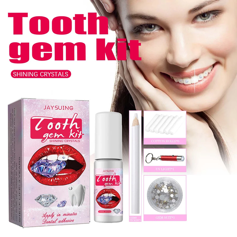 DIY Tooth Gems Kit with Crysta - Teeth Whitening Levels recension och pris